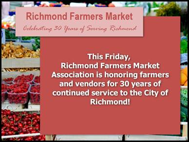 Description: Description: 0926-richmond farmers market 30 anniversary 1